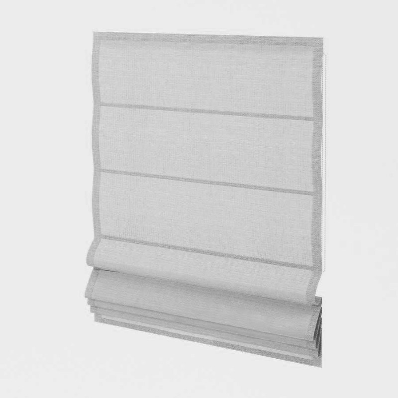 Римские шторы Джуси Велюр Белый