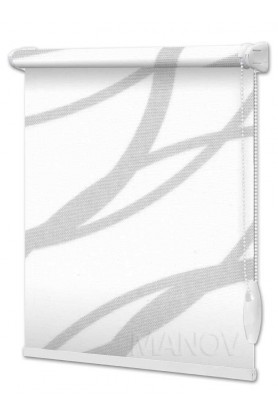Рулонні штори Barvy Білий (з малюнком) 5282-1